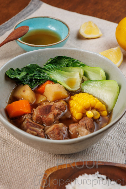 Stew beef Nilaga with beef chuck