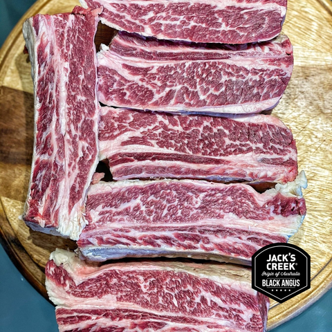 Australian Black Angus Short Ribs MB4+