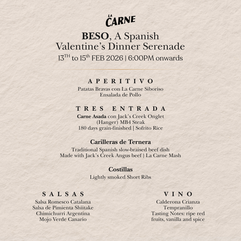 Beso Valentine's Dinner